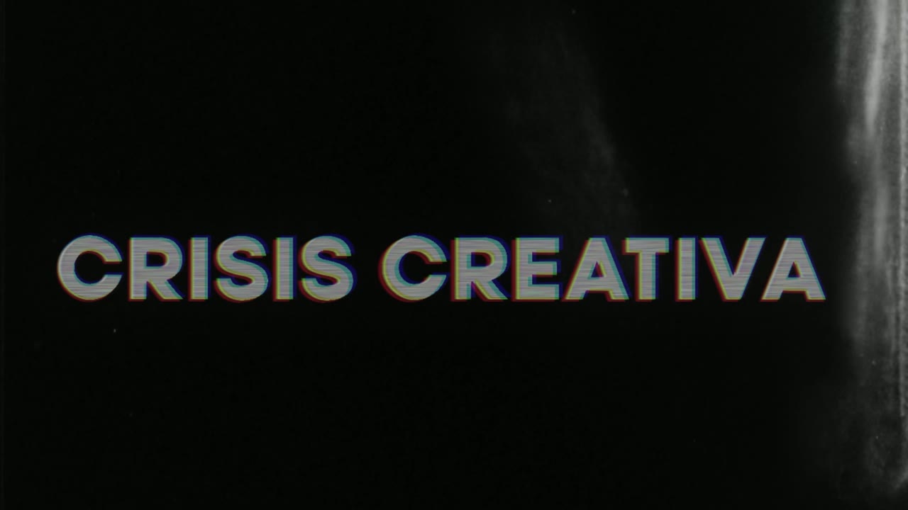 Sistema de identidad en movimiento de Crisis Creativa